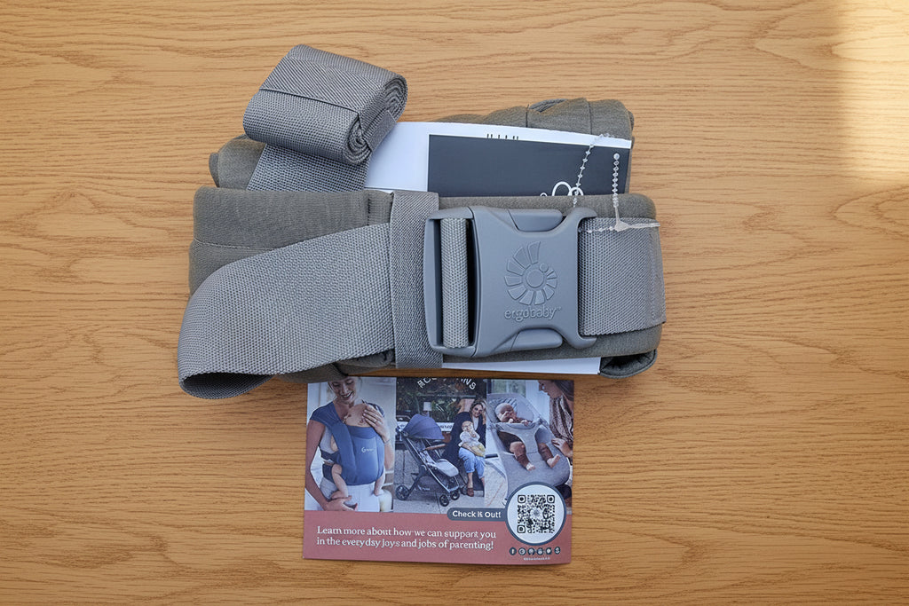 Ergobaby Embrace – Porte-Bébé Nouveau-Né en Tricot Douillet Vert olive doux