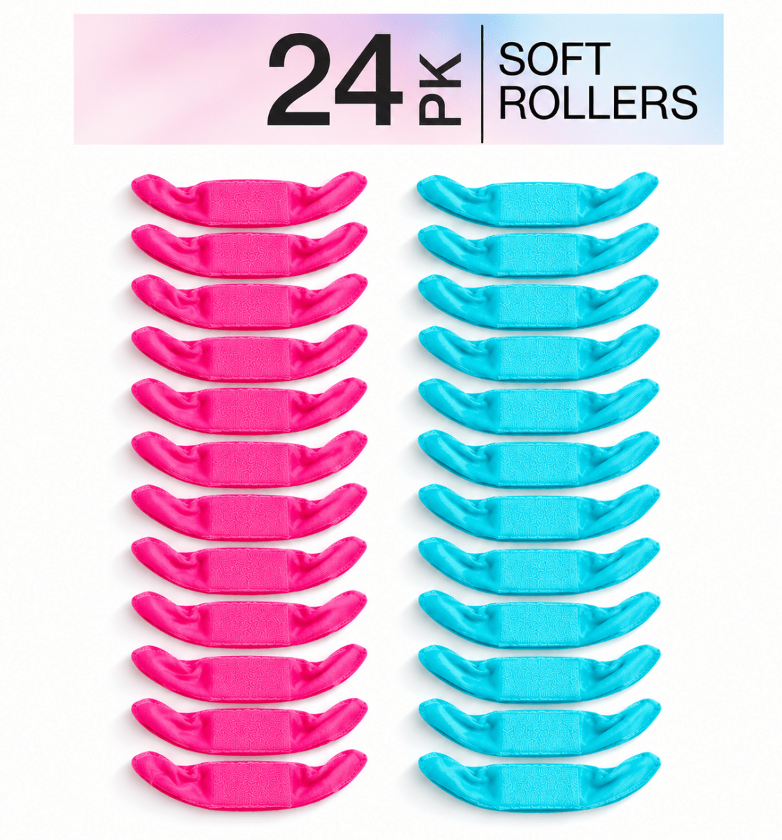 Conair bigoudis souples 24 pièces – Boucles naturelles sans chaleur, confortables pour dormir, avec sac réutilisable - Ayoye Destock