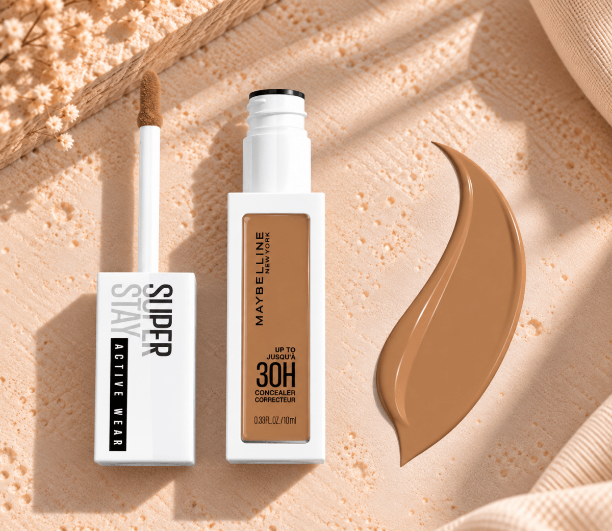 Maybelline New York Super Stay Active Wear – Correcteur Longue Tenue Jusqu'à 30H, Couverture Complète Matifiante - Ayoye Destock