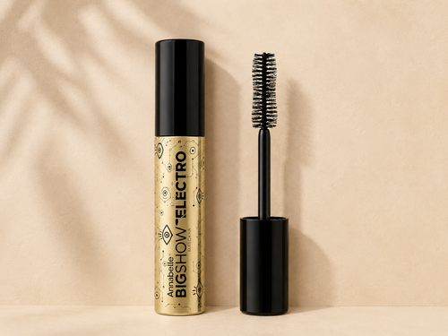 Annabelle Bigshow Electro mascara volumisant électrisant – Brosse sablier, jusqu'à 20x plus de volume, teinte Blackest Black