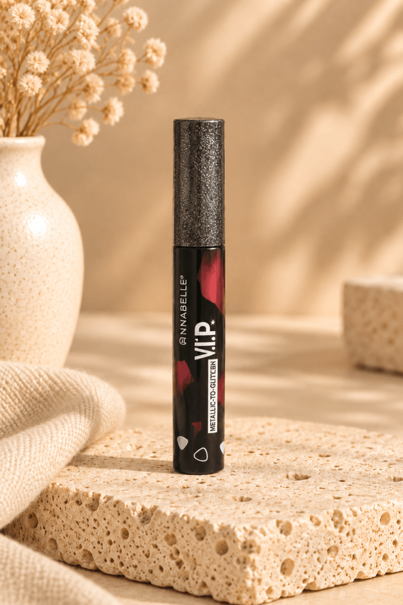 Annabelle V.I.P. Rouge à Lèvres Liquide Metallic-to-Glitter – Effet Transformable Métallique et Pailleté - Ayoye Destock