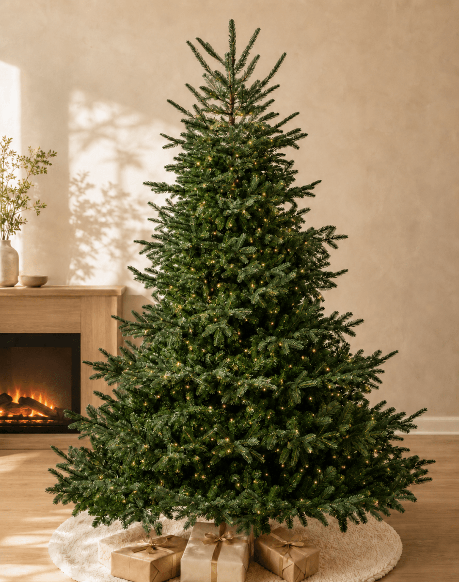 Balsam Hill Sapin de Noël Artificiel European Fir 7,5 pi avec Lumières DEL Blanches. - Ayoye Destock