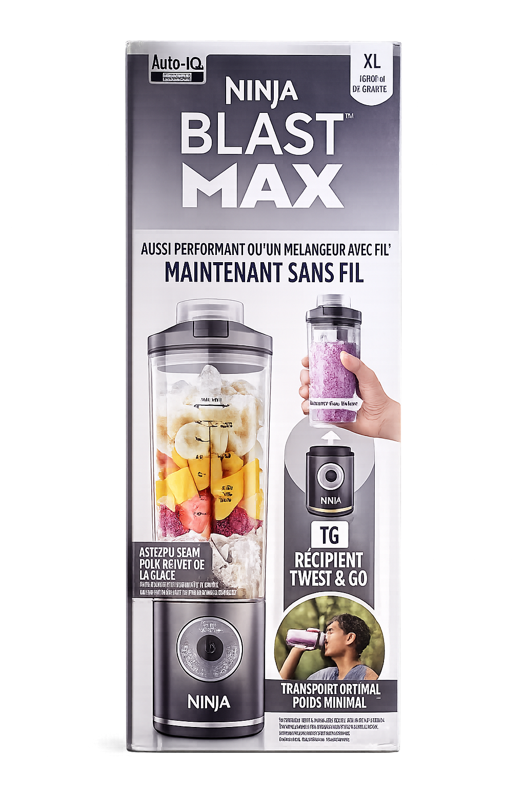 Ninja Blast Max Blender sans fil XL 650 ml avec technologie PowerBlast