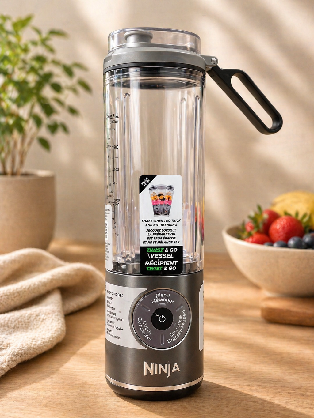 Ninja Blast Max Blender sans fil XL 650 ml avec technologie PowerBlast