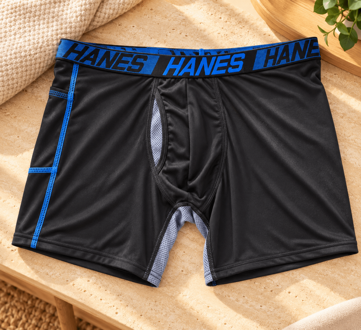 Hanes – Boxer Ajusté Homme (Boxer Brief), Collections Comfort Flex Fit et X-Temp, Trois Compositions Différentes, Vendu à l’Unité - Ayoye Destock
