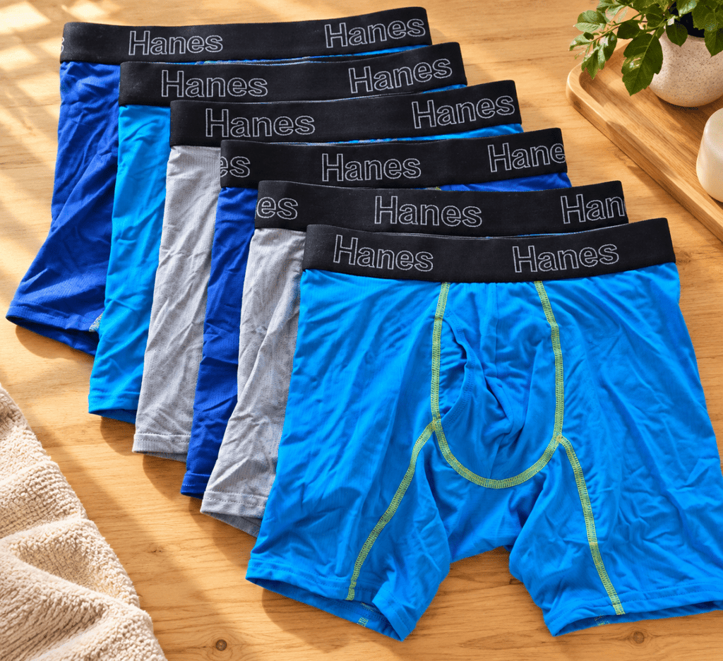Hanes – Boxer Ajusté Homme (Boxer Brief), Collections Comfort Flex Fit et X-Temp, Trois Compositions Différentes, Vendu à l’Unité - Ayoye Destock