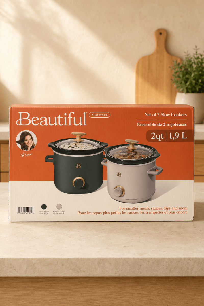 Beautiful by Drew Barrymore – Ensemble de 2 mijoteuses compactes 2 pintes (1,9 L) - Ayoye Destock
