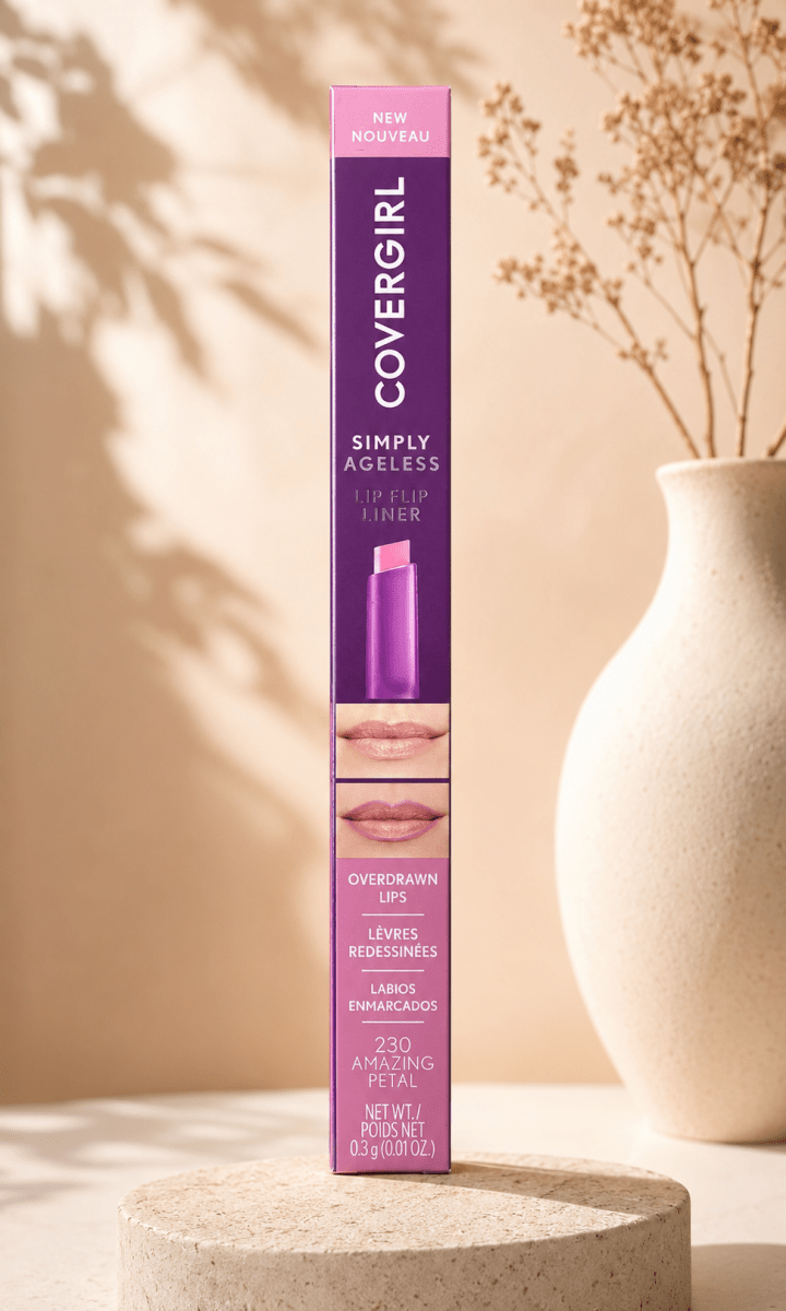 CoverGirl Simply Ageless Lip Flip Liner – Crayon à lèvres effet volumateur, lèvres redessinées - Ayoye Destock