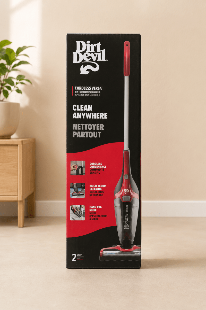 Dirt Devil Versa – Aspirateur balai léger 3 en 1 sans fil, 16V lithium - Ayoye Destock