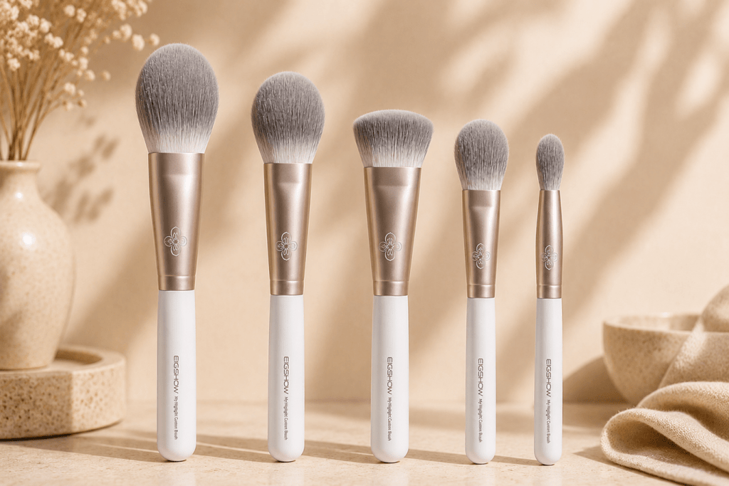 EIGSHOW Beauty Intoxicated Series – Ensemble de 15 Pinceaux de Maquillage Professionnels "Gentle Wind" avec Pochette Organisatrice - Ayoye Destock