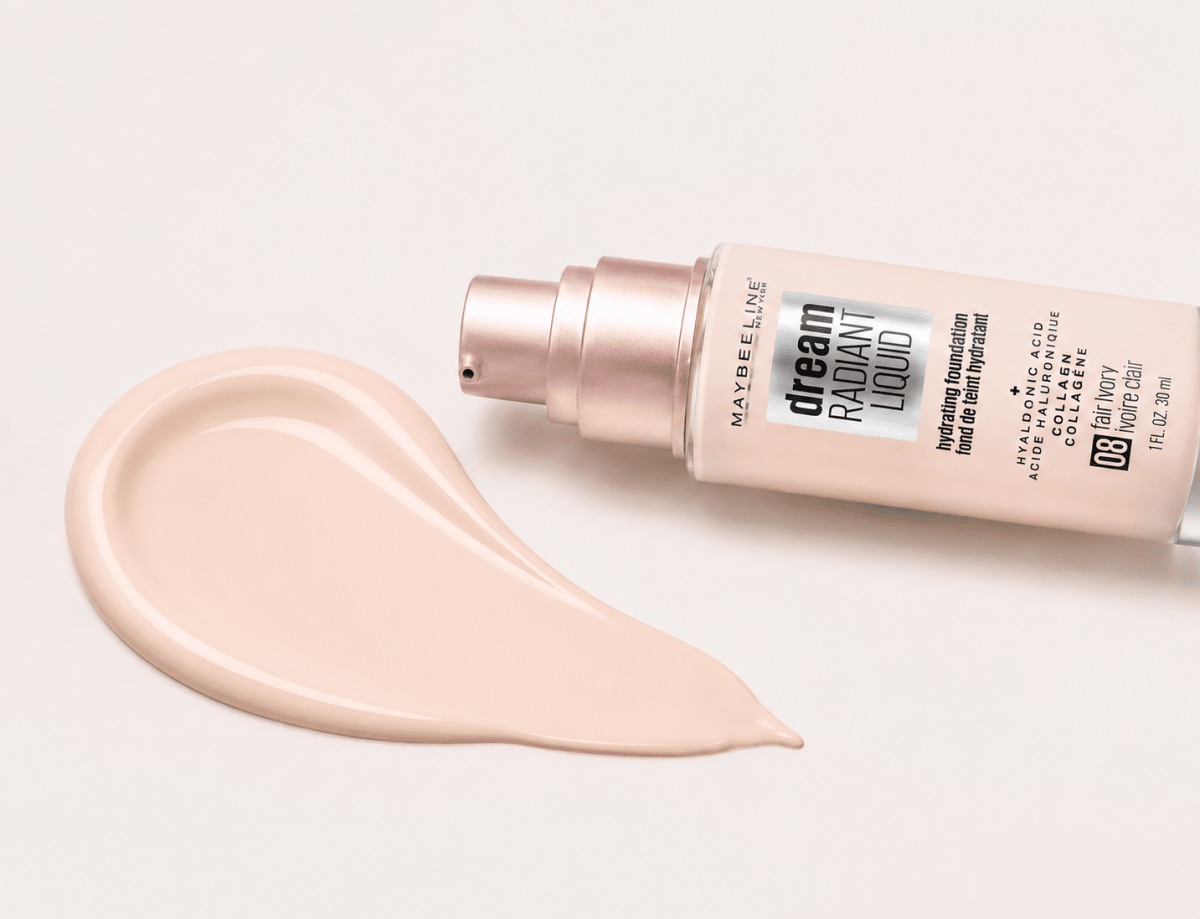Maybelline New York Dream Radiant Liquid – Fond de Teint Hydratant à l'Acide Hyaluronique et Collagène, Couvrance Moyenne - Ayoye Destock