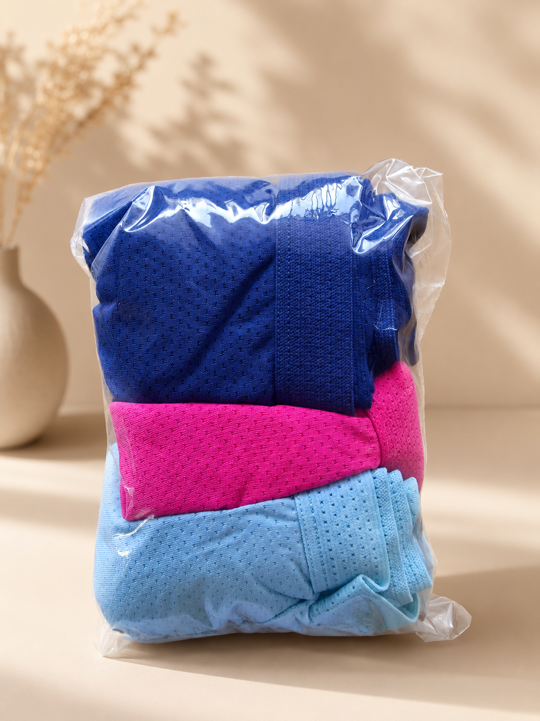Fit for Me Culottes échancrées en micro-maille respirante pour femme Plus Taille – Paquet de 3