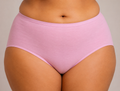 Fit for Me Fruit of the Loom Culottes en coton pour femmes plus paquet de 2