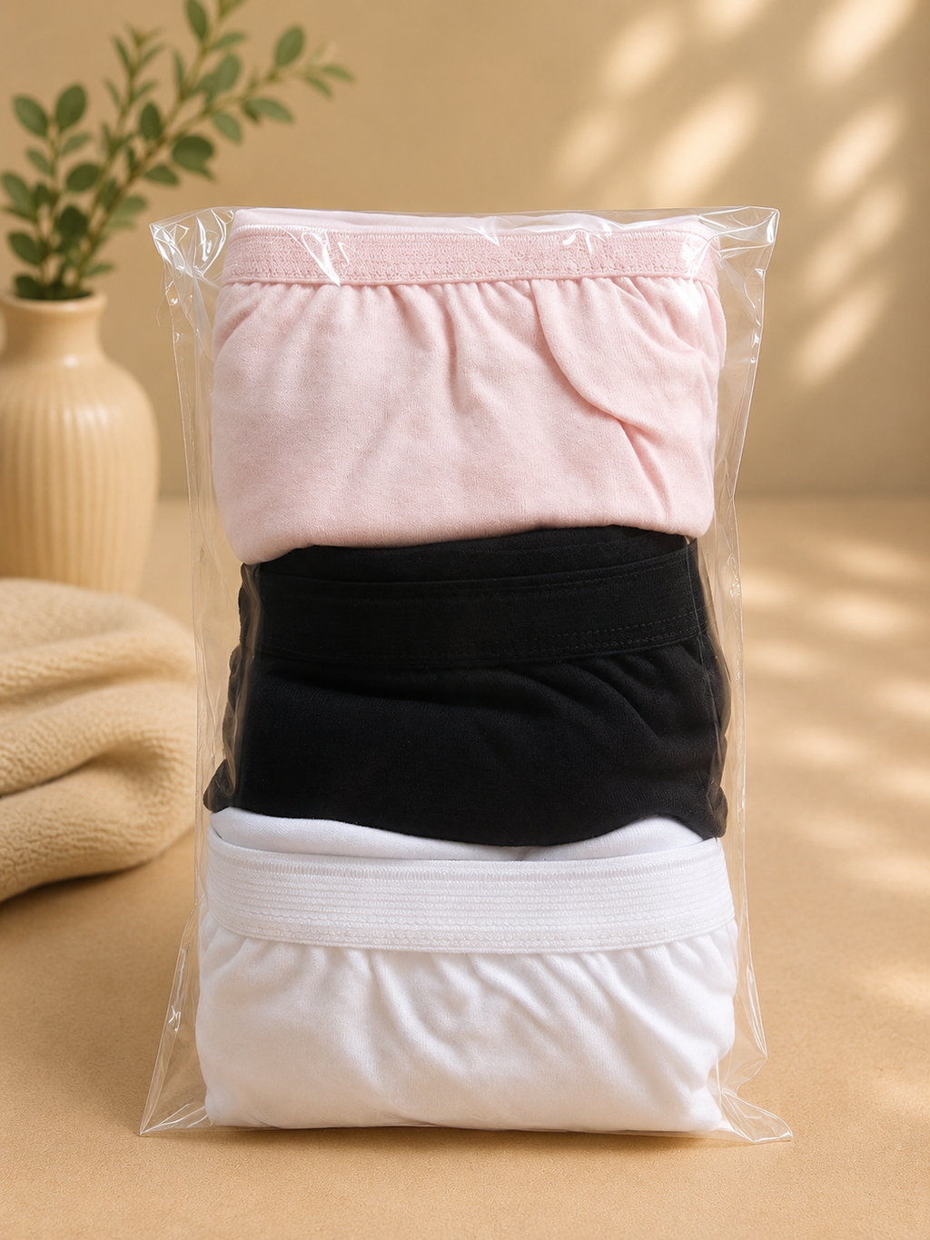 Fruit of the Loom Culottes en coton pour femmes – Paquet de 3