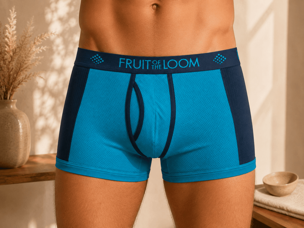 Fruit of the Loom – Boxer brief homme respirant Ultra Flex, vendu à l'unité, couleur variée - Ayoye Destock