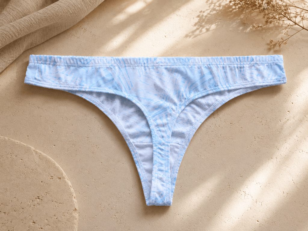 George – Tanga en jersey pour femme, couleurs et motifs assortis - Ayoye Destock