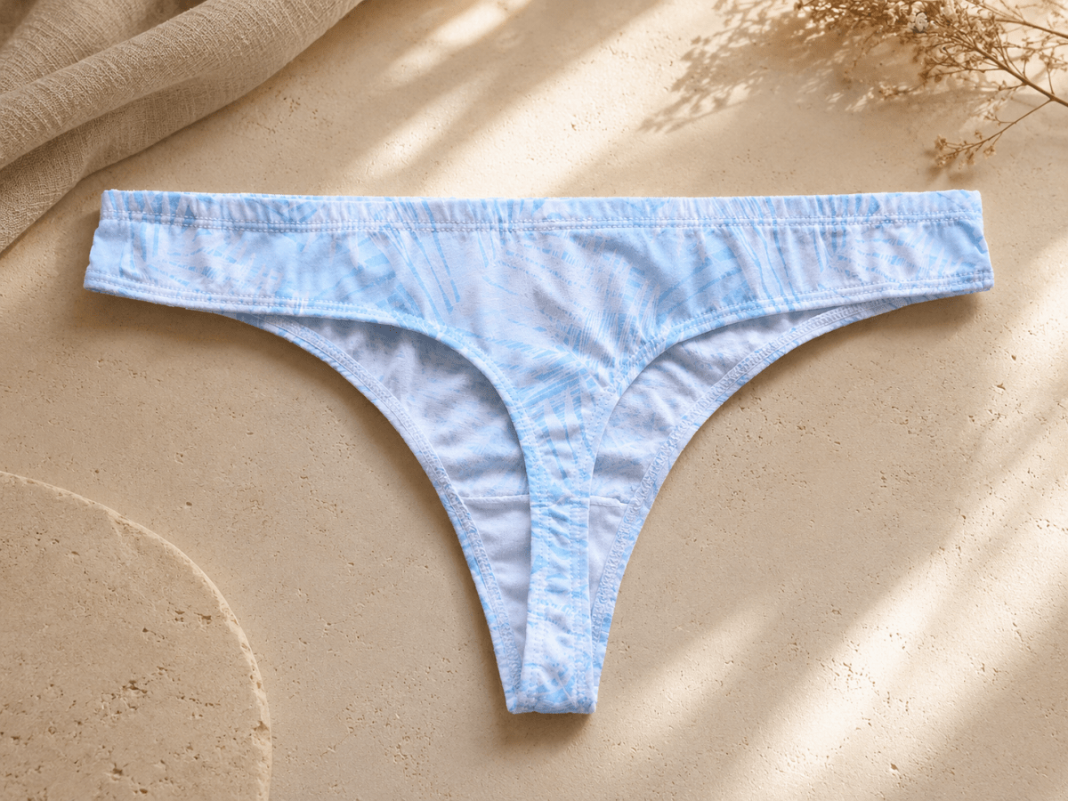 George – Tanga en jersey pour femme, couleurs et motifs assortis - Ayoye Destock