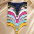 George – Tanga en jersey pour femme, couleurs et motifs assortis - Ayoye Destock