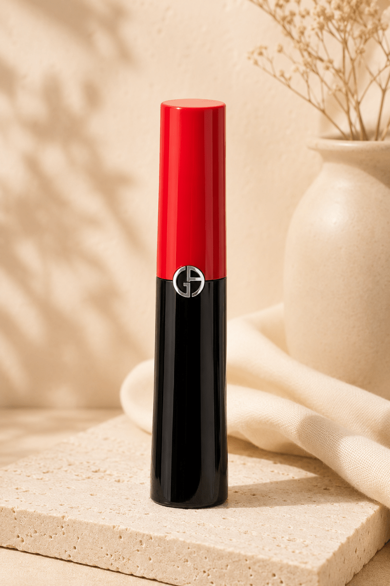 Giorgio Armani Lip Power – Rouge à lèvres satiné longue tenue, couleur vive - Ayoye Destock