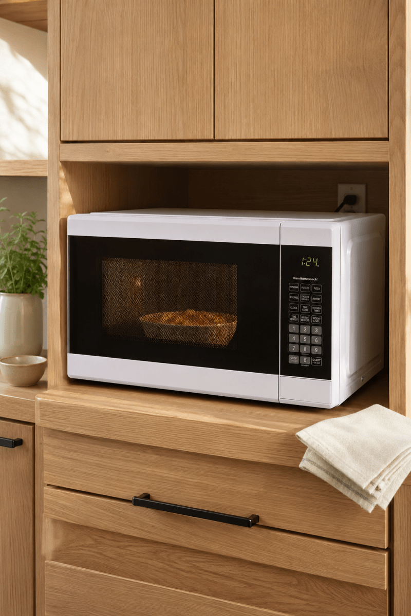 Hamilton Beach – Four micro-ondes numérique, 950 watts, format familial - Ayoye Destock