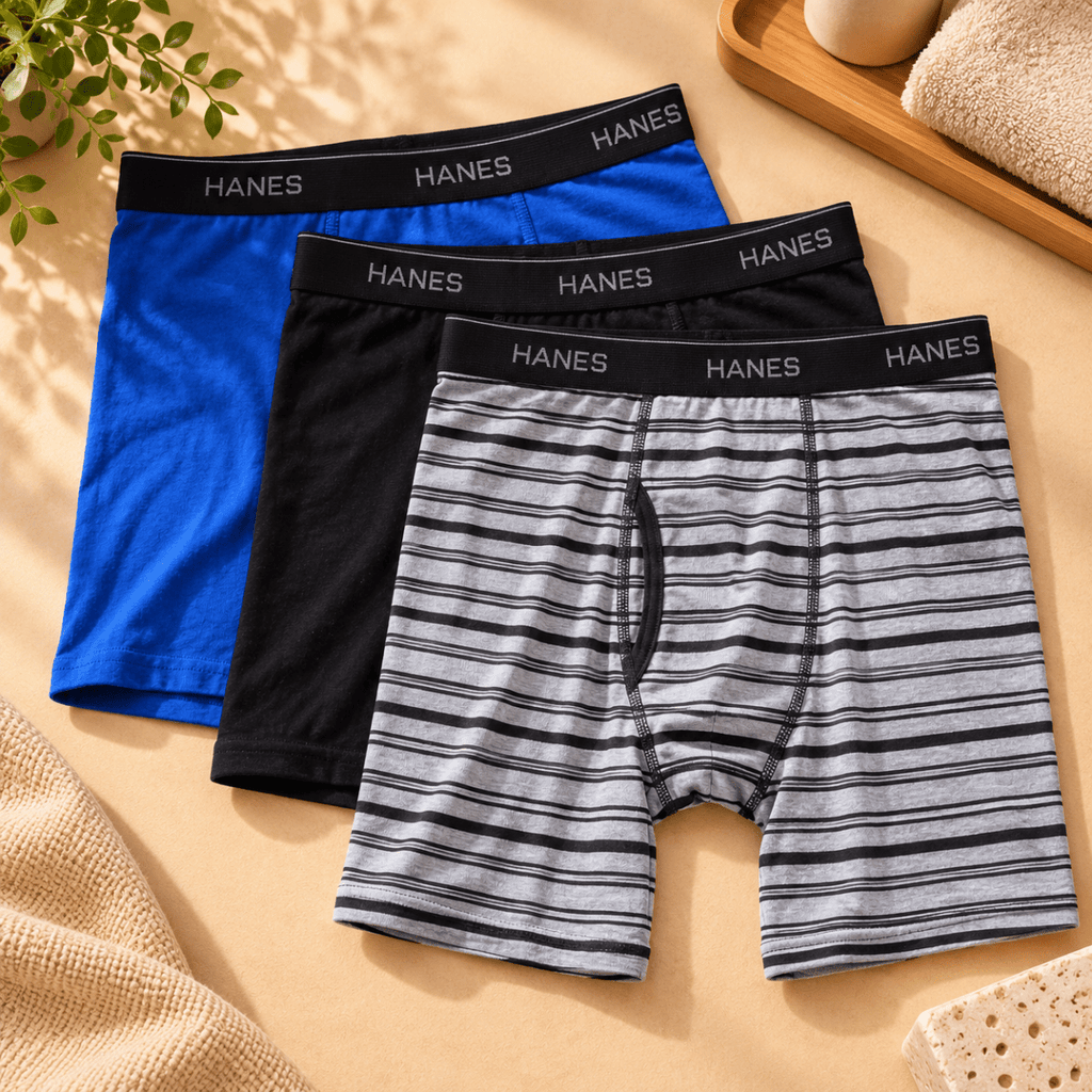 Hanes Comfort Flex – Sous-Vêtement Homme, Couleur Variée, Vendu à l'Unité - Ayoye Destock