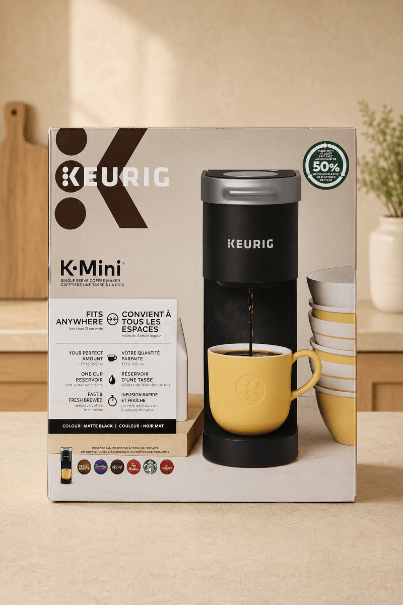 Keurig K-Mini – Cafetière une tasse à la fois, format compact - Ayoye Destock