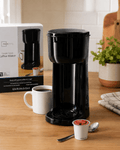 Mainstays Cafetière à Portion Individuelle Noire – Café Moulu et Capsules K-Cup Compatibles - Ayoye Destock