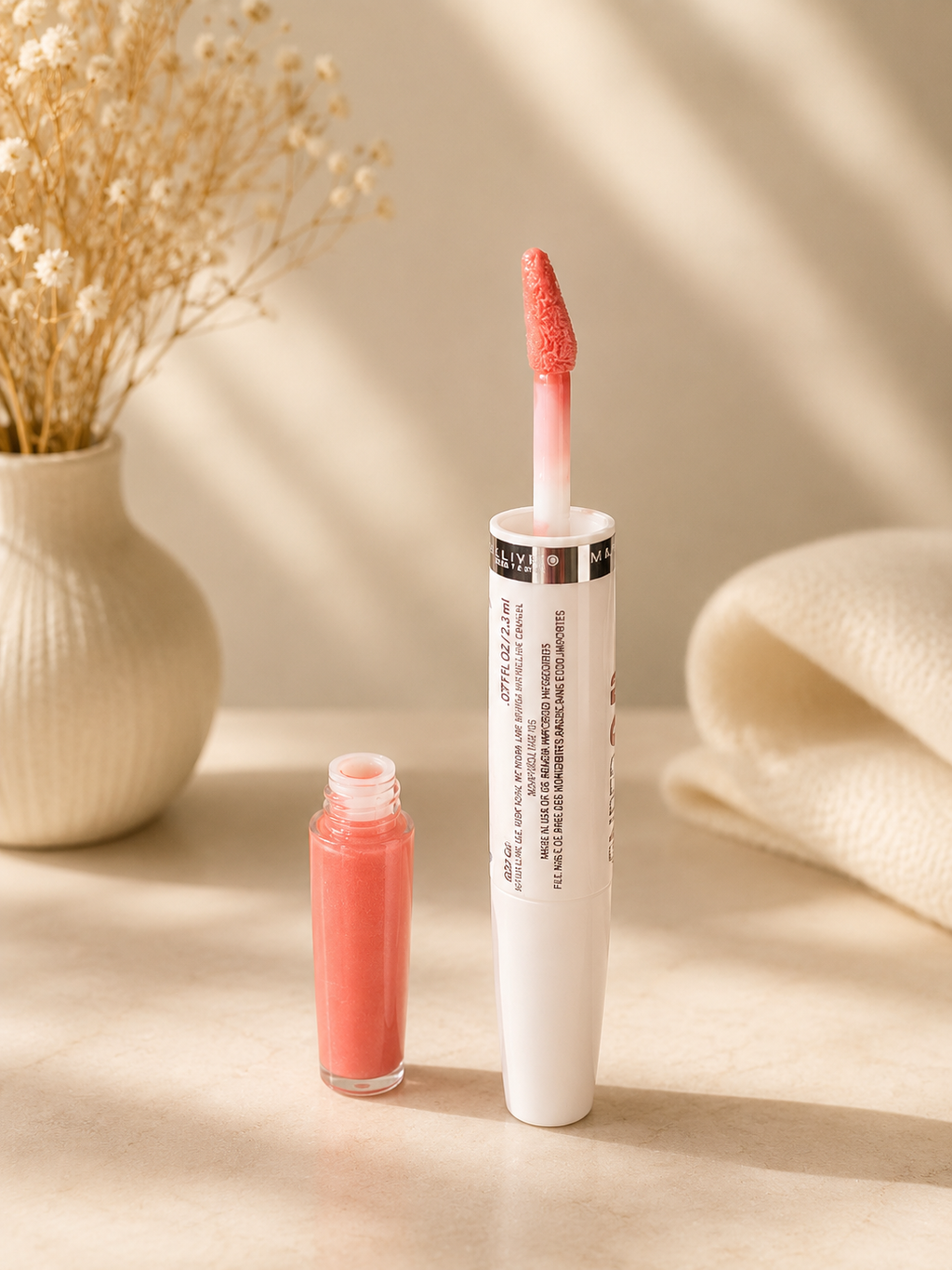 Maybelline New York Superstay 24H – Rouge à Lèvres 2 Étapes