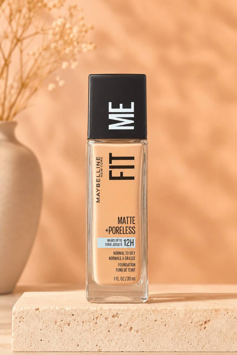 Maybelline New York Fit Me Matte + Poreless – Fond de teint matifiant, peau normale à grasse - Ayoye Destock