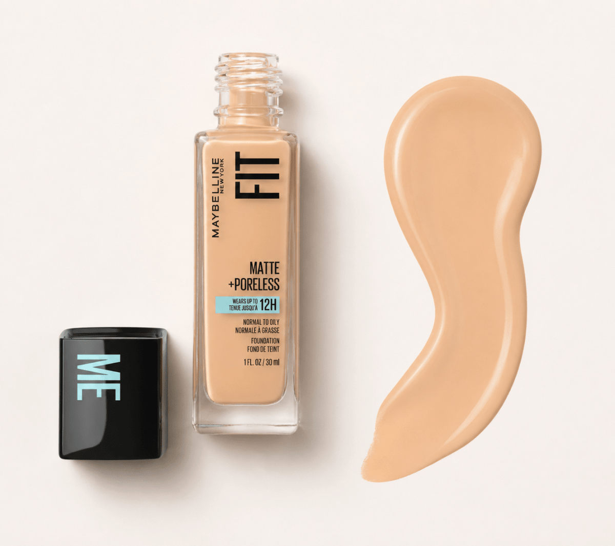 Maybelline New York Fit Me Matte + Poreless – Fond de teint matifiant, peau normale à grasse - Ayoye Destock