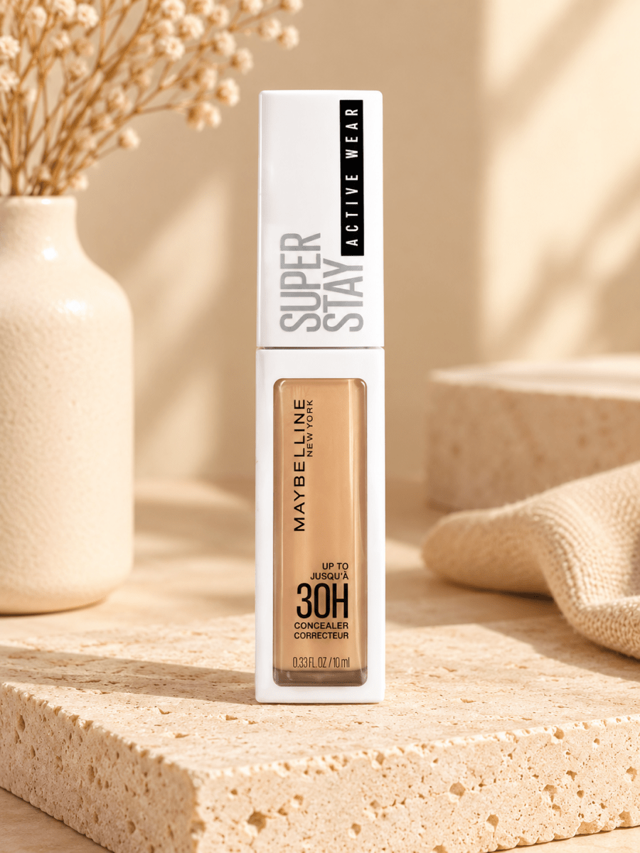 Maybelline New York Super Stay Active Wear – Correcteur Longue Tenue Jusqu'à 30H, Couverture Complète Matifiante - Ayoye Destock
