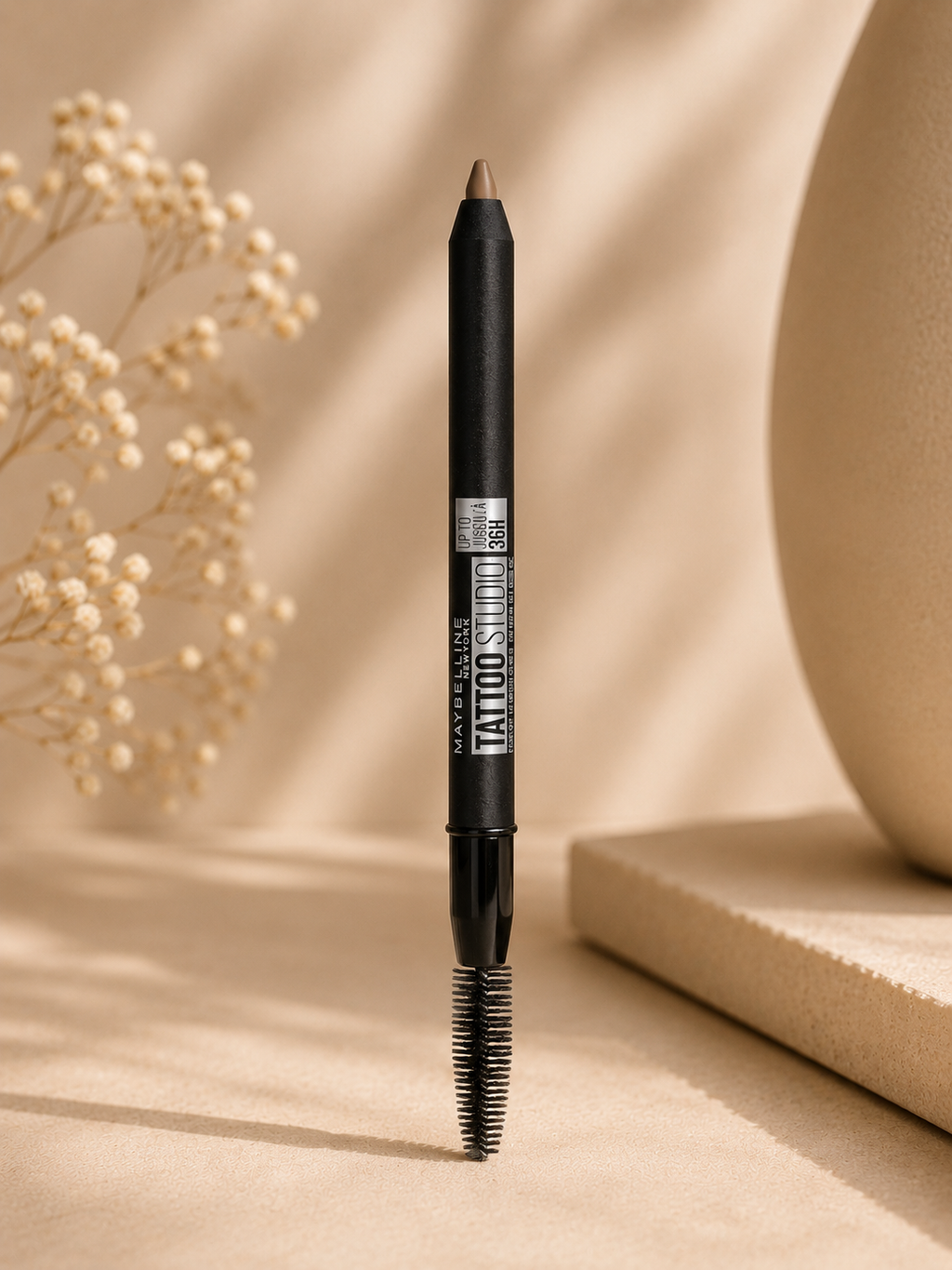 Maybelline New York Tattoo Studio – Crayon à Sourcils Pigmenté Affûtable Longue Tenue 36H | 0,73 g