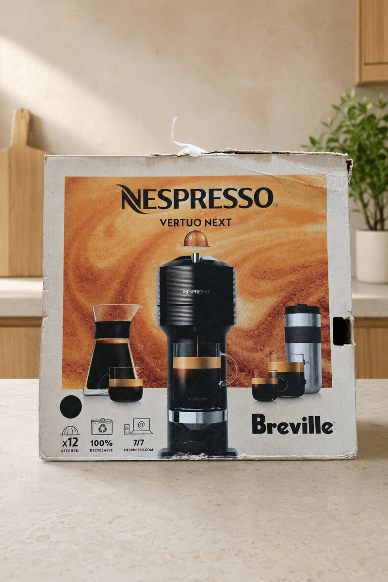 Nespresso Vertuo Next Premium par Breville – Machine à café et espresso, Noir classique - Ayoye Destock