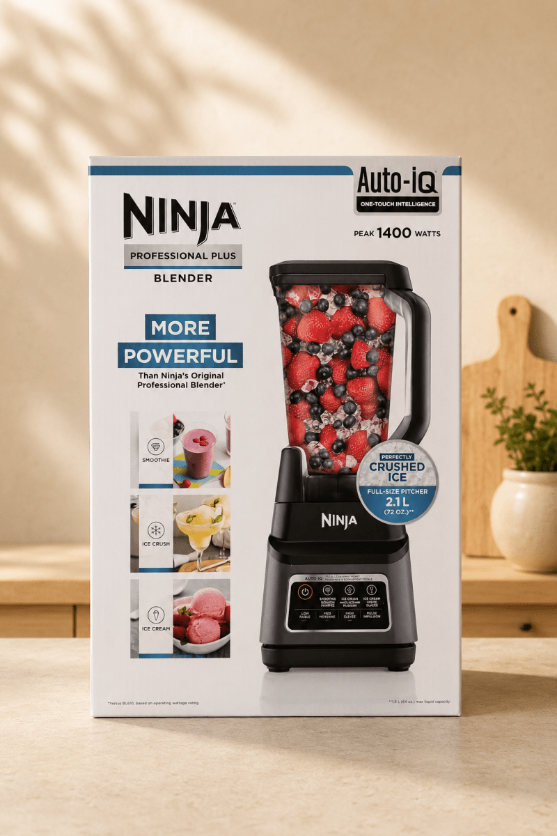 Ninja Professional Plus – Mélangeur avec technologie Auto-iQ, 1400 watts - Ayoye Destock