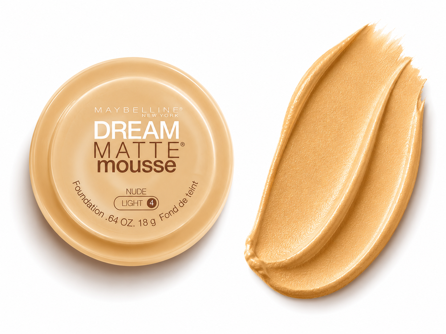 Maybelline New York Dream Matte Mousse – Fond de teint mousse mat longue tenue – 18 g