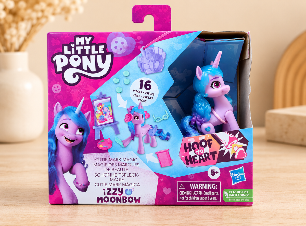 My Little Pony Magie des marques de beauté figurine poney articulée avec accessoires et porte-clés – Jouet Hasbro 16 pièces, 5 ans et plus
