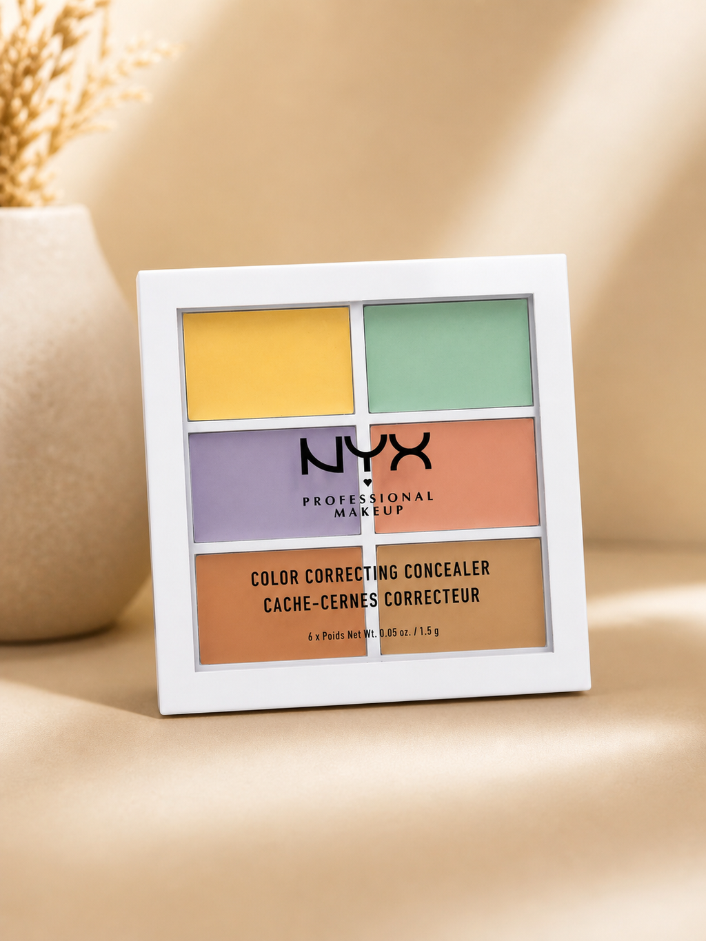 NYX Professional Makeup Color Correcting Concealer Palette 6 teintes