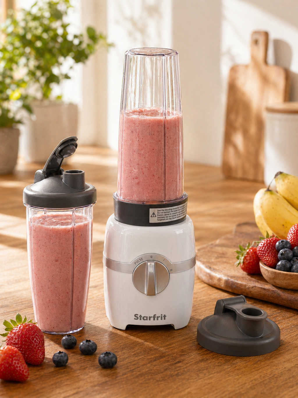 Starfrit Mélangeur personnel 7 pièces avec 2 gobelets de 828 ml