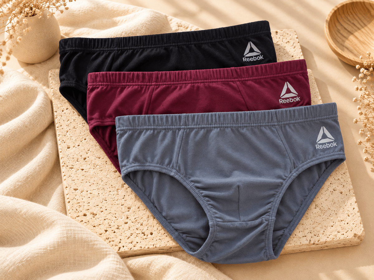 Reebok – Sous-vêtement de performance homme (slip, boxer court ou boxer long), vendu à l'unité, couleur variée - Ayoye Destock