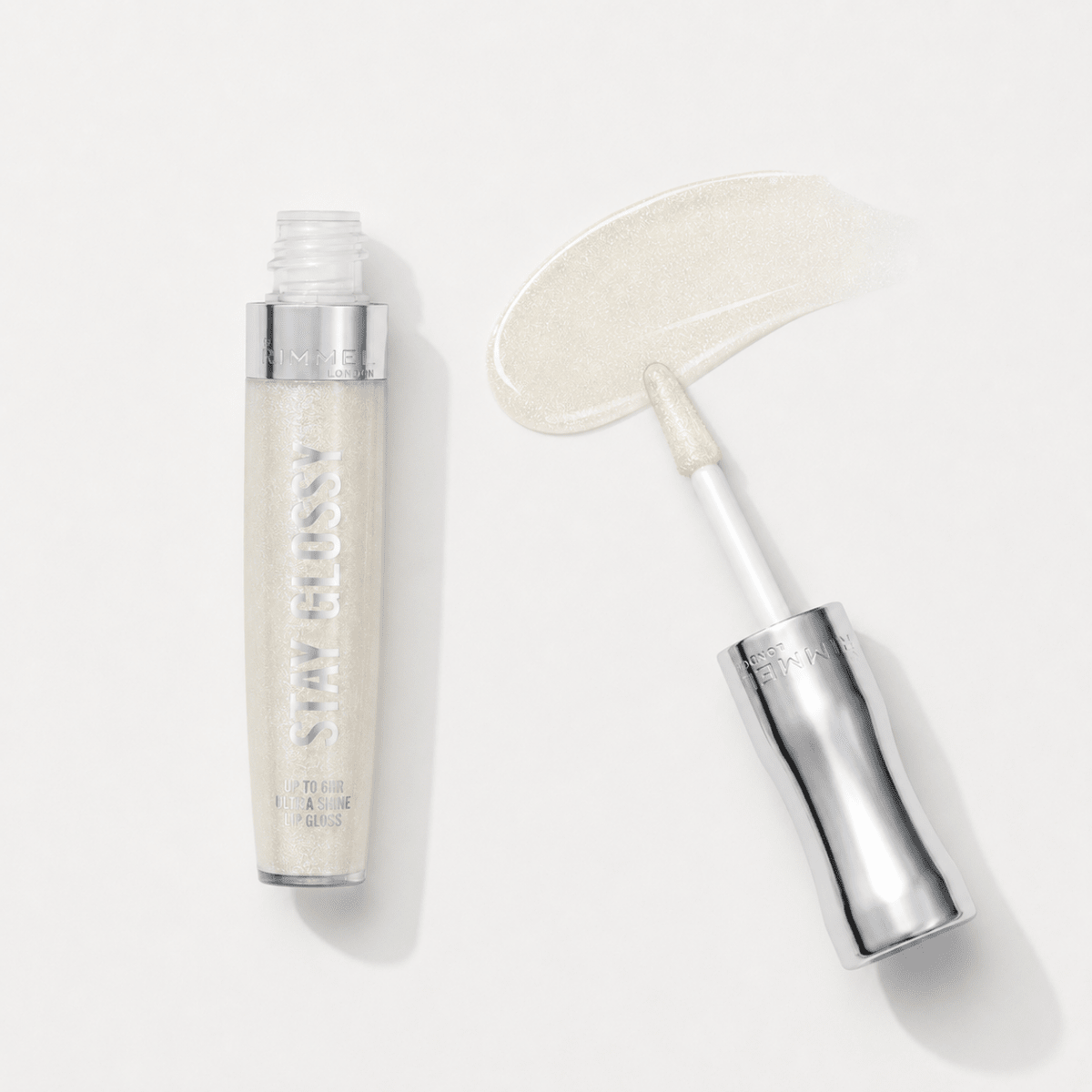Rimmel London Stay Glossy – Brillant à lèvres haute brillance, tenue jusqu'à 6 heures - Ayoye Destock