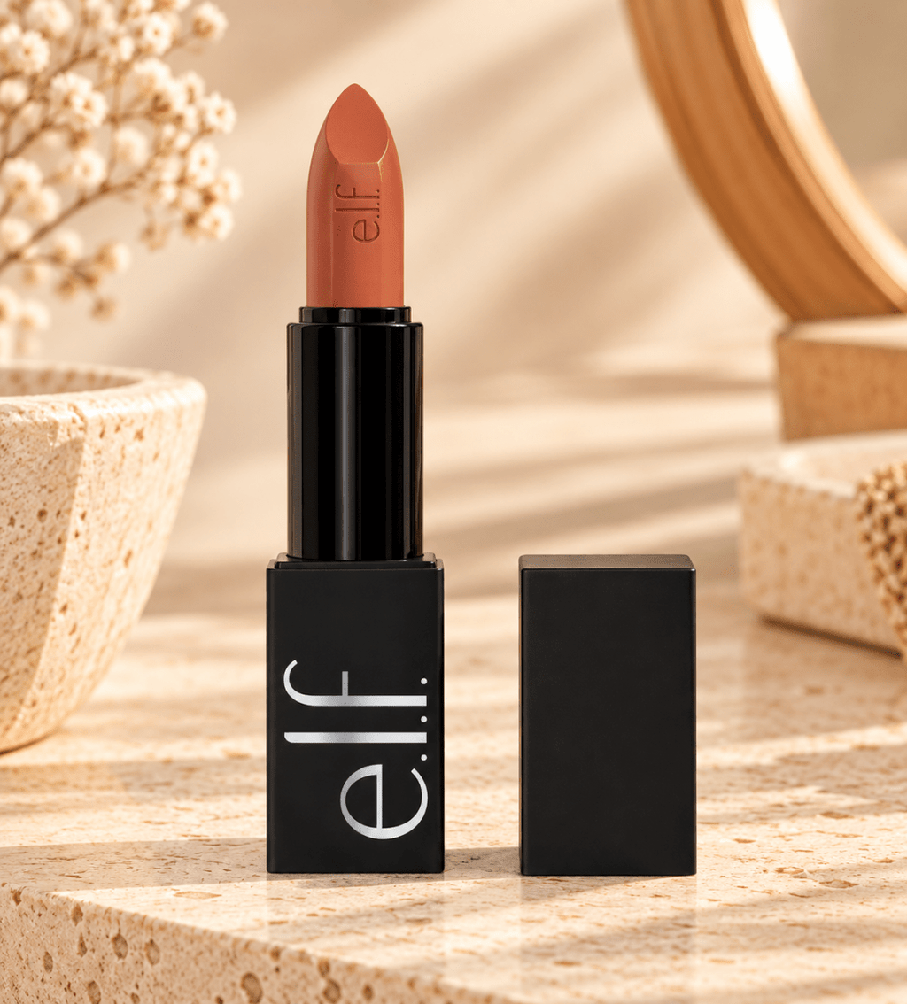e.l.f. O Face rouge à lèvres satiné – Couleur intense longue tenue, formule nourrissante végane à l’huile de marula - Ayoye Destock