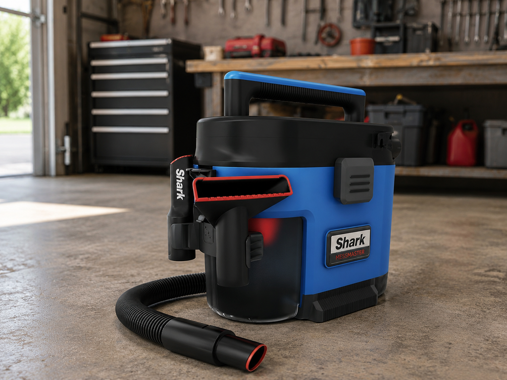 Shark MessMaster – Aspirateur portatif sec et humide autonettoyant – Modèle VS100C