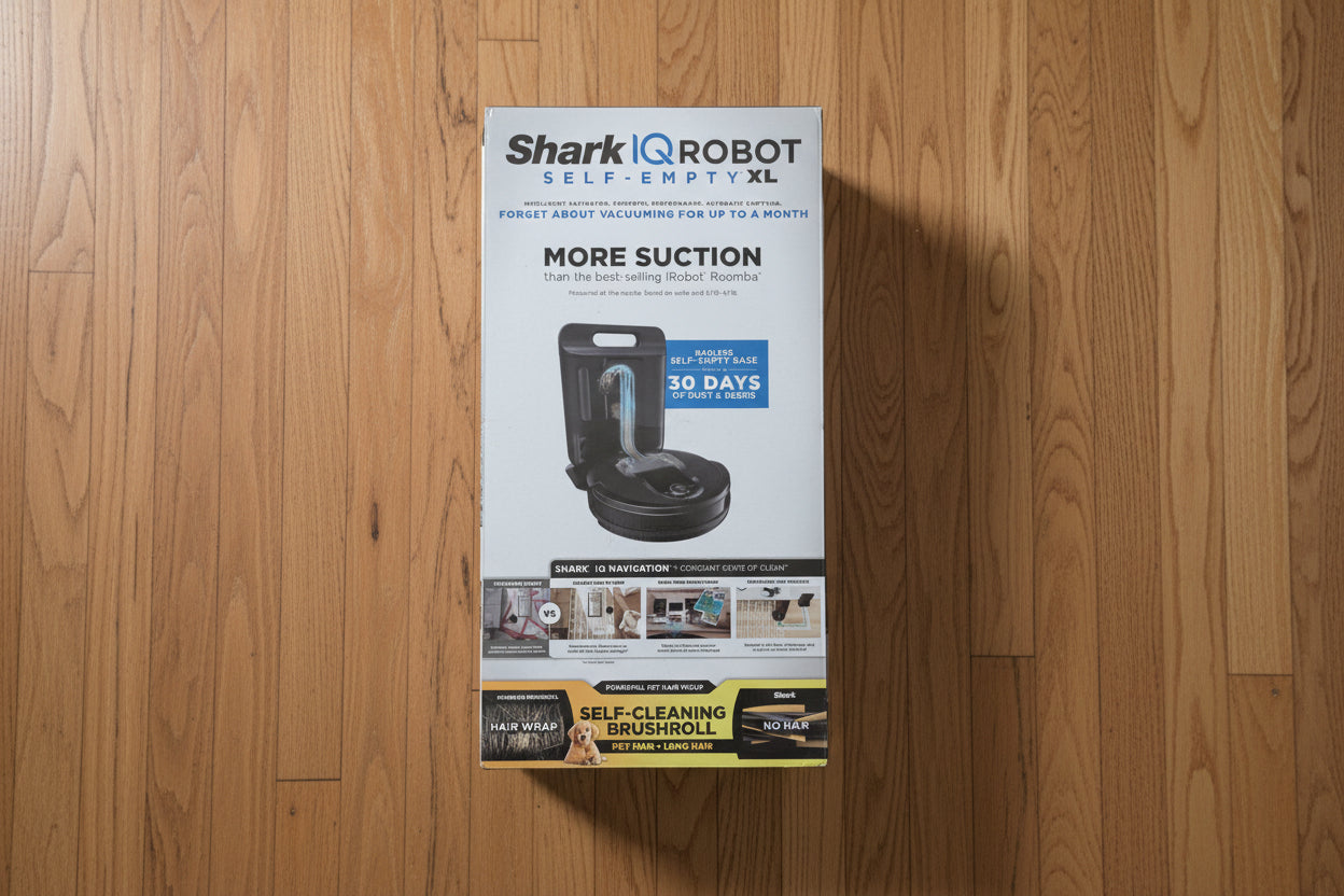 Shark RV1001AEC IQ Robot Self-Empty Vacuum, 35W – Aspirateur robot intelligent noir