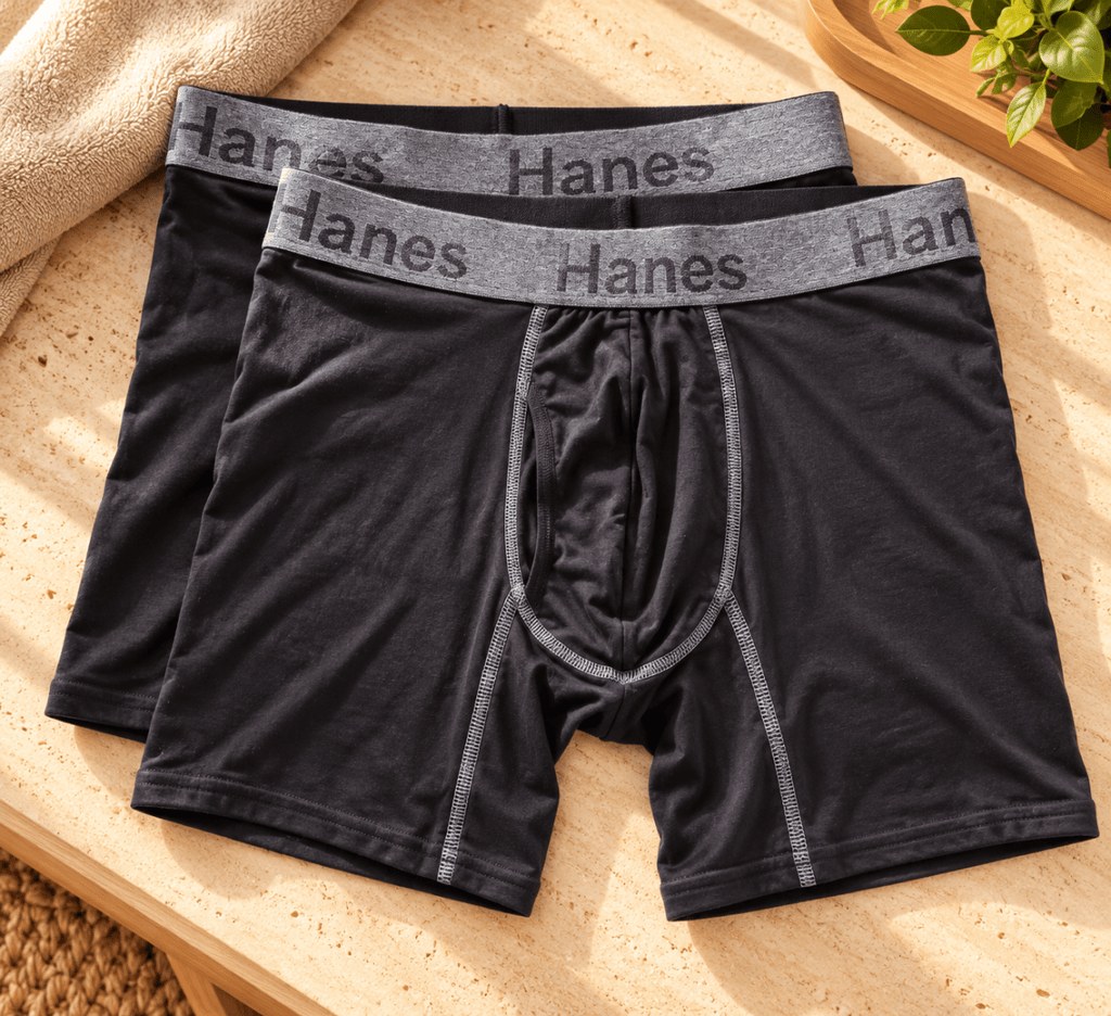 Hanes – Boxer Ajusté Homme (Boxer Brief), Collections Comfort Flex Fit et X-Temp, Trois Compositions Différentes, Vendu à l’Unité - Ayoye Destock