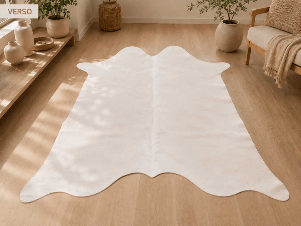 Tapis Faux Cuir de Vache – Style Cowhide Décoratif, Idéal Décor Champêtre et Western - Ayoye Destock