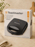 Toastmaster Machine à Sandwich Compacte – 4 Moitiés de Sandwich Grillées, Plaques Antiadhésives - Ayoye Destock