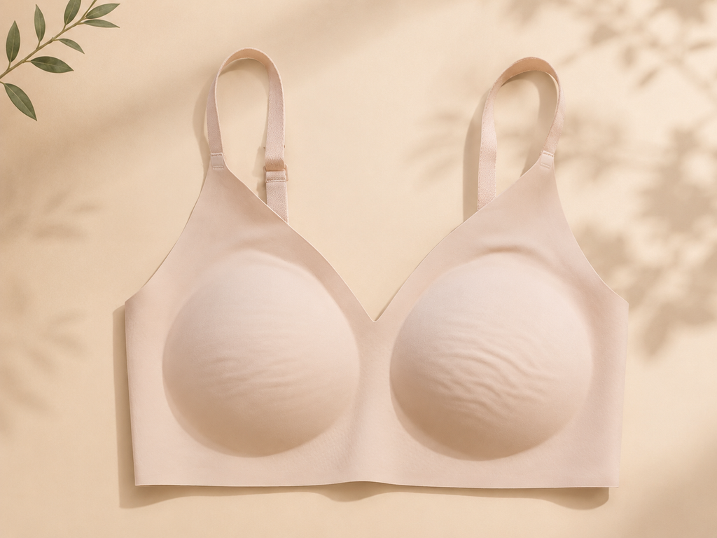 True&Co soutien-gorge True Everybody Triangle à bretelles ajustables sans armature – Confort second peau au quotidien