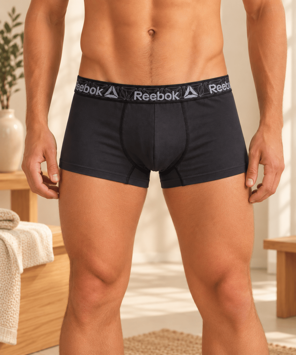 Reebok – Sous-vêtement de performance homme (slip, boxer court ou boxer long), vendu à l'unité, couleur variée - Ayoye Destock