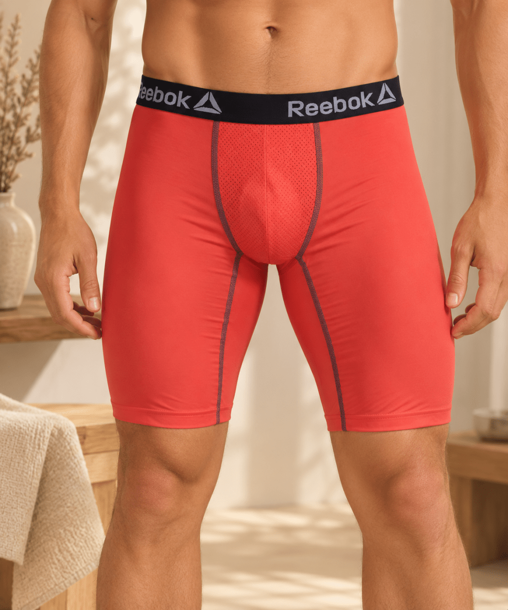 Reebok – Sous-vêtement de performance homme (slip, boxer court ou boxer long), vendu à l'unité, couleur variée - Ayoye Destock