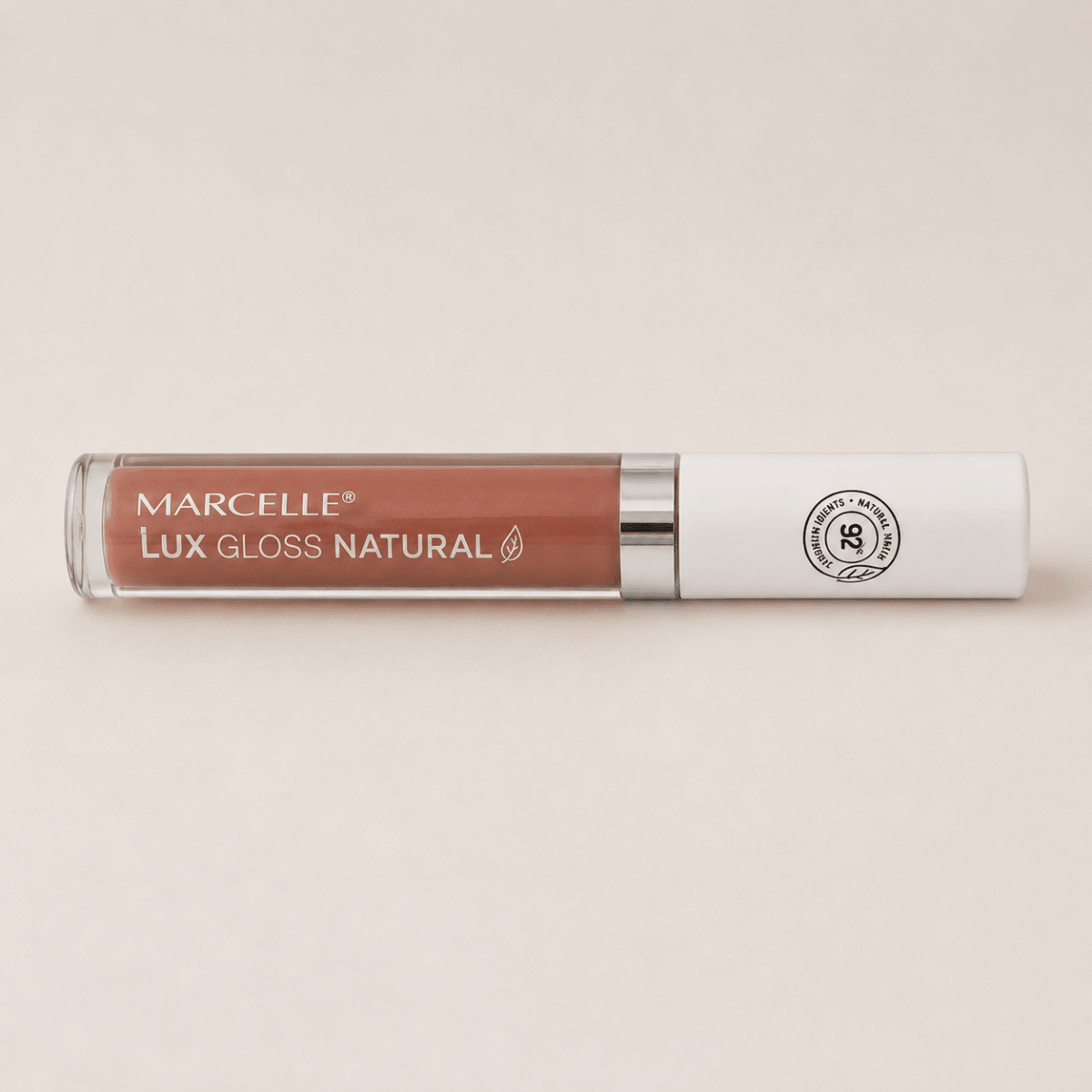 Marcelle Lux Gloss Natural – Brillant à Lèvres 92% d'Origine Naturelle, Formule Hydratante, 3,5 ml - Ayoye Destock